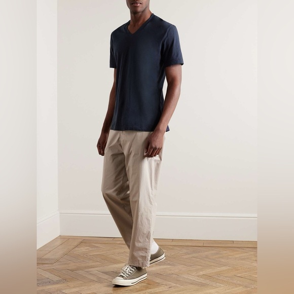 James Perse Slim Fit Combed Cotton Jersey T-Shirt 1 Small Navy casual designer - Picture 1 of 9